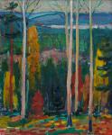 Syksy Äänemäessä, öljy, 1951, yksityiskokoelma