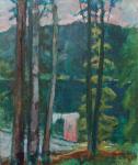 Lauantaina, öljy, 1993, yksityiskokoelma