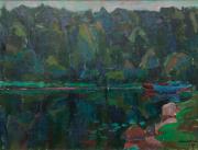 Syväahden_satama, öljy, 1967, yksityiskokoelma