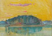 Selkäsaari, öljy, 1955, yksityiskokoelma