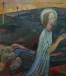 Valvova Kristus, öljy, 1957, yksityiskokoelma