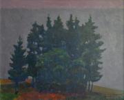 Puut, öljy, 1977, yksityiskokoelma