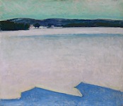 Talvinen Kevätlahti, öljy, yksityiskokoelma