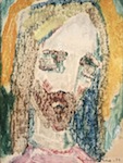 Kristuspää, öljy, 1957, yksityiskokoelma
